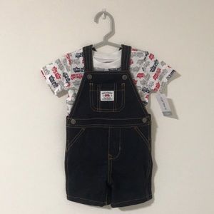 New carters 2 piece overalls with tag attached